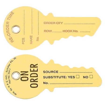 Hpc Acquisitions KEYBLANK INV TAGS  100pk INV1